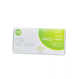 Allergy Relief  Ready Incase All Day Allegy Relief -24 Hours Relief. Indoor/Outdoor 12 Softgels