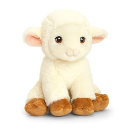 Keel Toys KEELECO SE6705 Plush Toy, 100% Recycled Ecological Toy for Children, Sheep, 19 cm