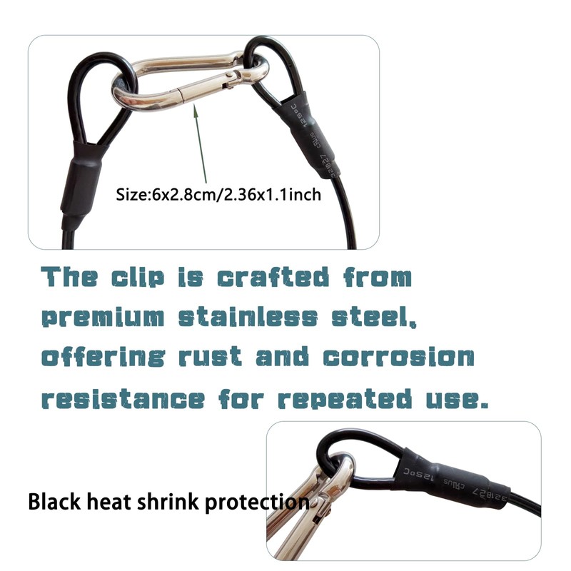 2 Pcs Electrical Tape Holder with Snap Hooks, Tape Holder