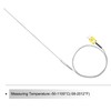 QUARKZMAN K Type Thermocouple with Plug, Meter Temperature Sensor Probe