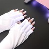 [MELNO608_62_62] Barrier Nail Finger Gloves Gel Nail Finger Gloves - White/FREE / [MELNO608_62_62]차단 네일손가락장갑 젤네일 핑거 장갑 - 화이트／FREE