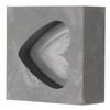 Graphite Casting Mold Professional Heart Shaped Ingot Casting Refining Mould