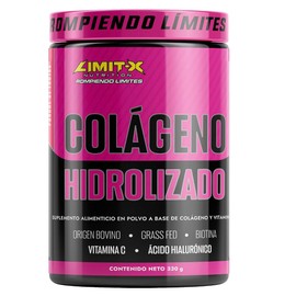 Limit-X Nutrition Colágeno Hidrolizado  Polvo a base de Colágeno Bovino, 30 porciones (Mora Azul)                                                     