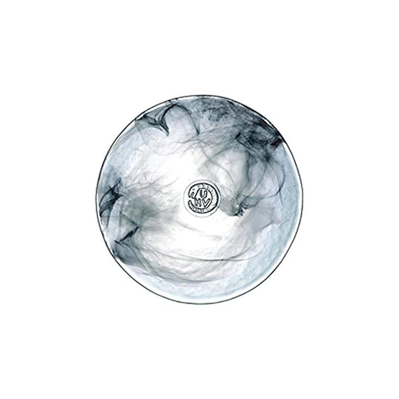 Mine Black Decorative Plate, 7.9" Diameter