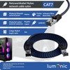 Lumonic CAT7 Patchkabel S/FTP 2m | RJ45 | Schwarz Blau