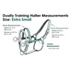 Monty Roberts Dually Headcollar (Extra Small - Green)