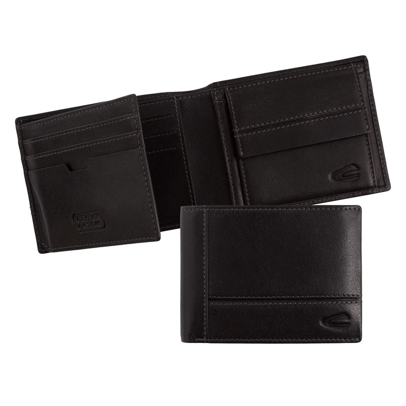 camel active Tokyo Coin Pouch, 11 cm, Black (Schwarz)