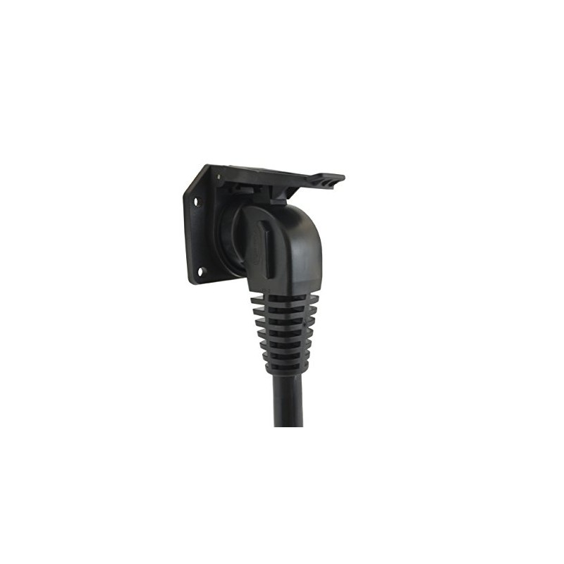 Conntek 11110-024EX 7-Way Travel Trailer Extension Cord with Elbow Plug