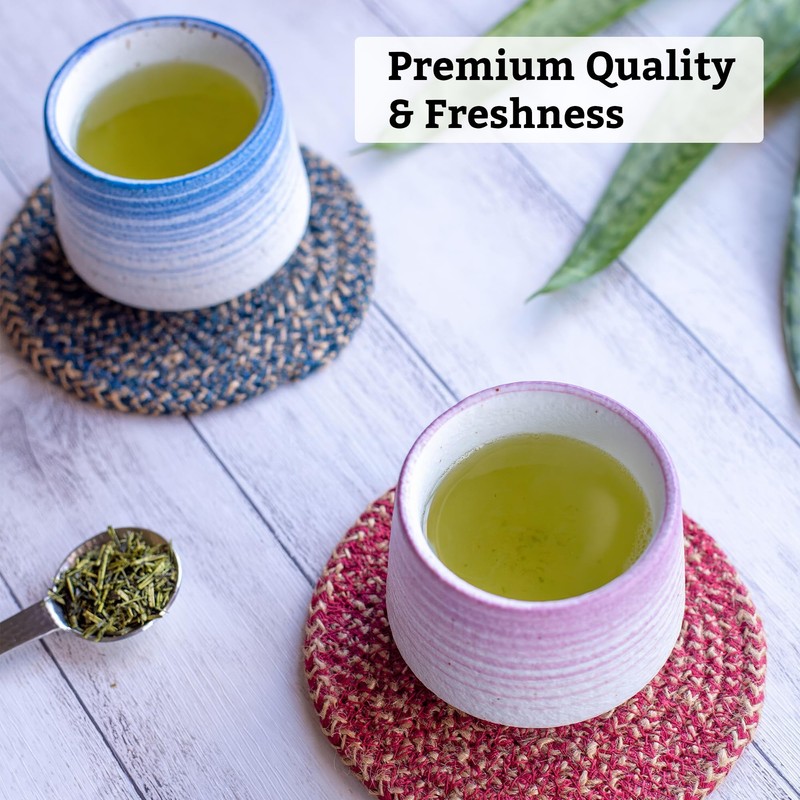 SUGIMOTO TEA Japanese Kukicha Stem Green Tea Loose Leaf 3.0