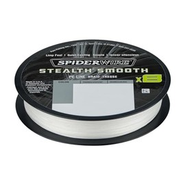 Spiderwire Stealth Smooth8 X8 PE Braid Fishing Line, 150 m, Colour: Translucent, Diameter/Load Capacity: 0.07 mm/6 kg