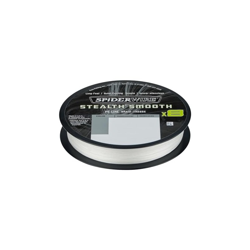 Spiderwire Stealth Smooth8 X8 PE Braid Fishing Line, 150 m,