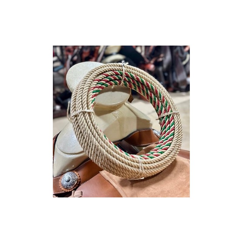 Mexican 55Ft (17m) Charro Ixtle Maguey SOGA Rope Lasso