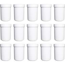 15 Salbendöschen, Creme-döschen, Salbenkruke hoch, 75ml Inhalt - MADE IN GERMANY