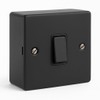 SHPELEC® Matt Black Metal Switch and Socket Range with Surface
