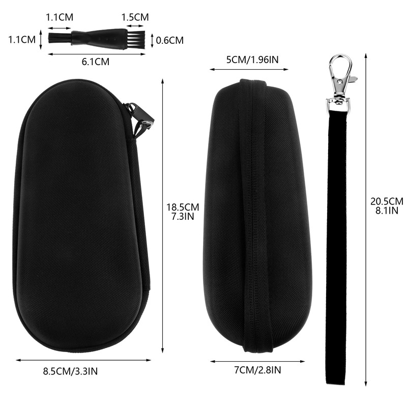 Case Compatible with Braun Shaver S3/5/7/9, Waterproof Hard Razor Storage