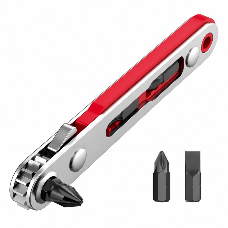 Right Angle Ratchet Screwdriver for Tight Spaces – Compact Dual-Drive