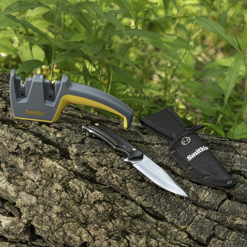 Smith's EDGESPORT 51238 Fixed Blade Sharpener Combo Gray