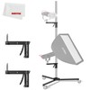 AMBITFUL AL250 Steel Wheeled Mobile Heavy Duty Light Stand for