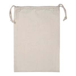 Haofy Reusable Produce Cotton Stuff Bags Washable, Organic Cotton Drawstring Storage Bags for Packing Snack/Lunch, Home Storage Bag, Market Shopping Bag, Travel Bag (22 * 28cm))
