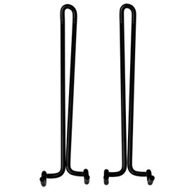 Waki Sangyo ANB-803 Black Hook, 3.9 inches (100 mm), Pack of 2