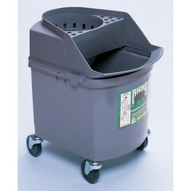 Rhino Mop Bucket with Wringer - 100% Metal-Free - Inmate-Safe for Corrections Facilities