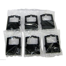 6 Pack of Compatible Print Ink Ribbon Replacement Cartridge to Replace Okidata Oki Data 52104001 for Okmate Microline Dot Matrix Printers: Ml 100 120 170 172 180 182 183 184 192 194 240 280 320 390