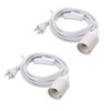 Cable Matters 2-Pack Hanging Light Cord with Switch - 15ft,