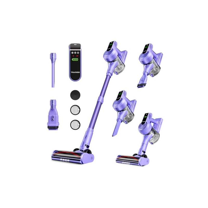 Trucozie Battery Pack Attachment for Cordless Vacuum Cleaner T351 Purple