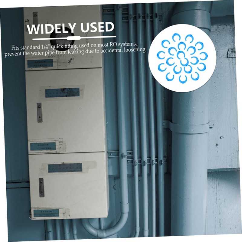 IWOWHERO 50pcs Reverse Osmosis Water Filter Parts Clips Buckle for