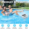 Pircaath 2025 Upgrade Digital Pool Thermometer Floating Easy Read, Solar