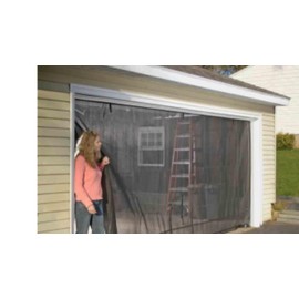 Snap On Screens Garage Screen, Includes Zipper & Storage Kit, Easy Assembly, Easy Pass Through snap on Magnetic Screens (10X8)
