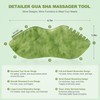 3 PCS Jade Stone Gua Sha Set Face Massager, Body