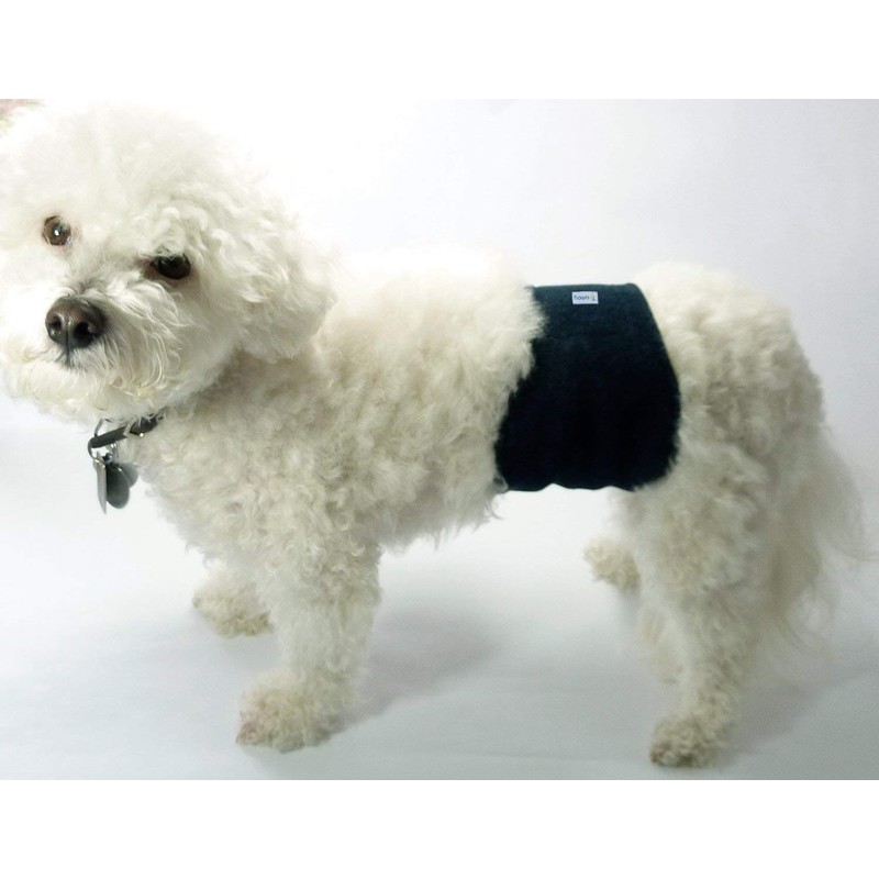 Teamoy Dog Manners Belt, Set of 3, Gray Mesh Lining,