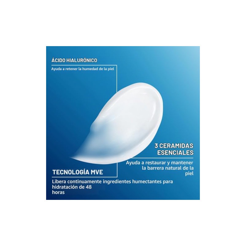 Crema Hidratante Cerave Facial Corporal Piel Normal Seca Onzas Líquidas