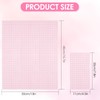 100 Pcs Pink Paper Napkins,2-Ply Disposable Pink and White Checkered