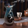Cyiecw Backflow Incense Burner, Incense Waterfall Ceramic Incense Burner with