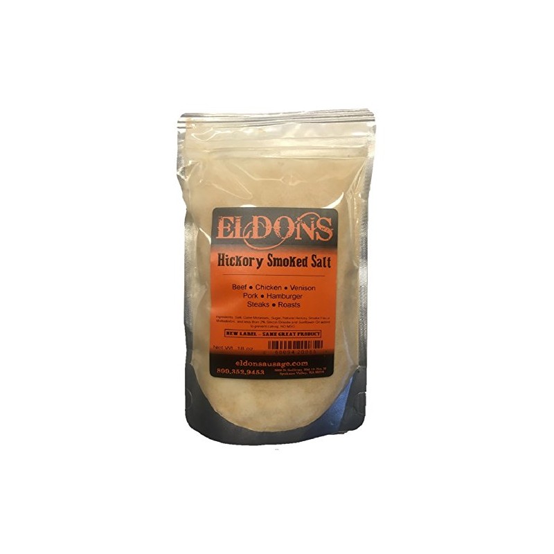 Eldon's Sausage and Jerky Supply Hickory Smoked Salt, 18 Ounces