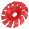 3.5in 12 Tooth Polishing Disc Red Wheel Woodworking Engraving Tool