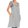 Women's Cotton Cross Back Apron Casual Pinafore Dress with Big