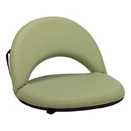 Vinyl Folding Floor Chair for Kids and Adults - Adjustable Back, Cushioned Seat, Easy-to-Clean, Space-Saving Storage - Perfect for Classroom, Home, and Gaming Use