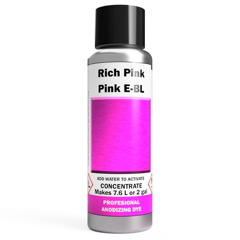 Professional Anodizing Dyes | Pink E-BL | Light to Rich