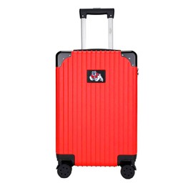 Denco 21-inch Two-Toned Hardside Carry-On Luggage Spinner, Red