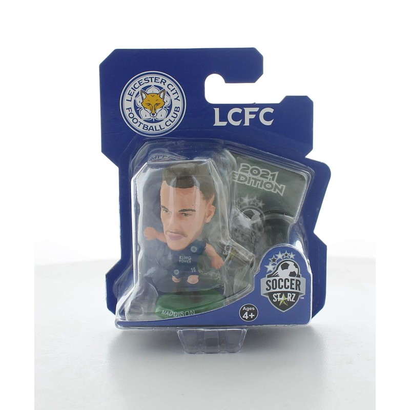 SoccerStarz - Leicester James MADDISON - Home Kit (Classic)/Figures, SOC1369