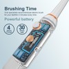 Electric Toothbrush Set with Drying & Sanitizing Holder, 8 Replacement