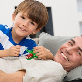 Enyolidimk Green Crocodile Teeth Toy Classic Crocodile, Crocodile Biting Fingers Dentist Games Funny Alligator Teeth Game Decompression Keychain, Car Keychain