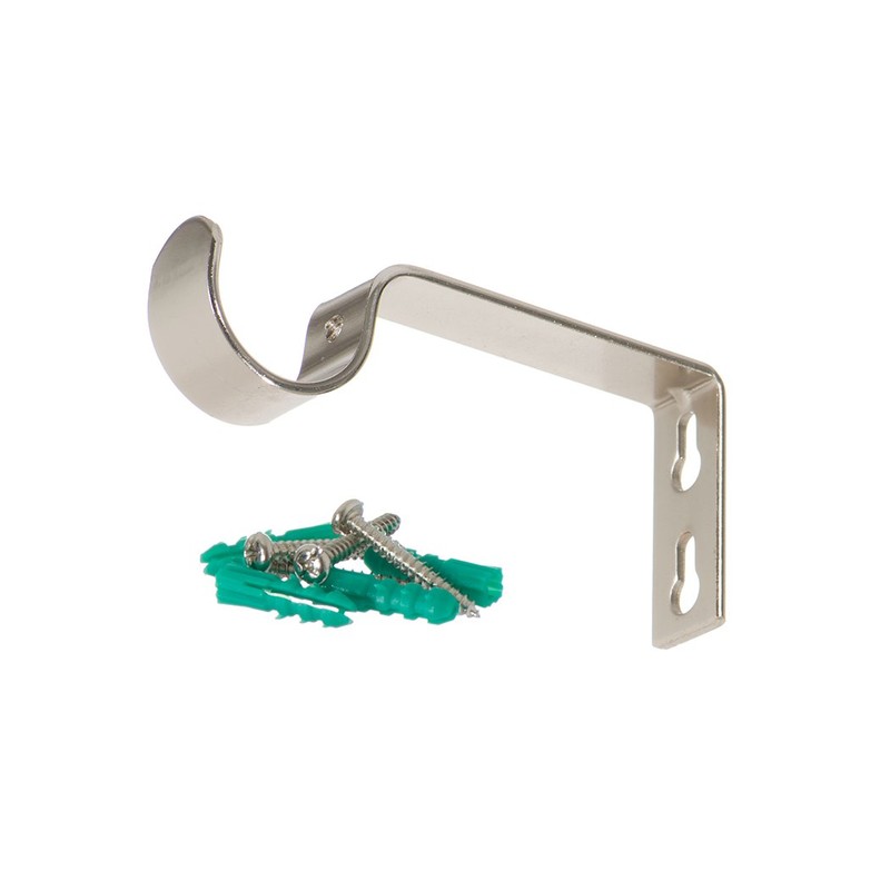 Ivilon Fixed Brackets for Curtain Rods - for 1 or