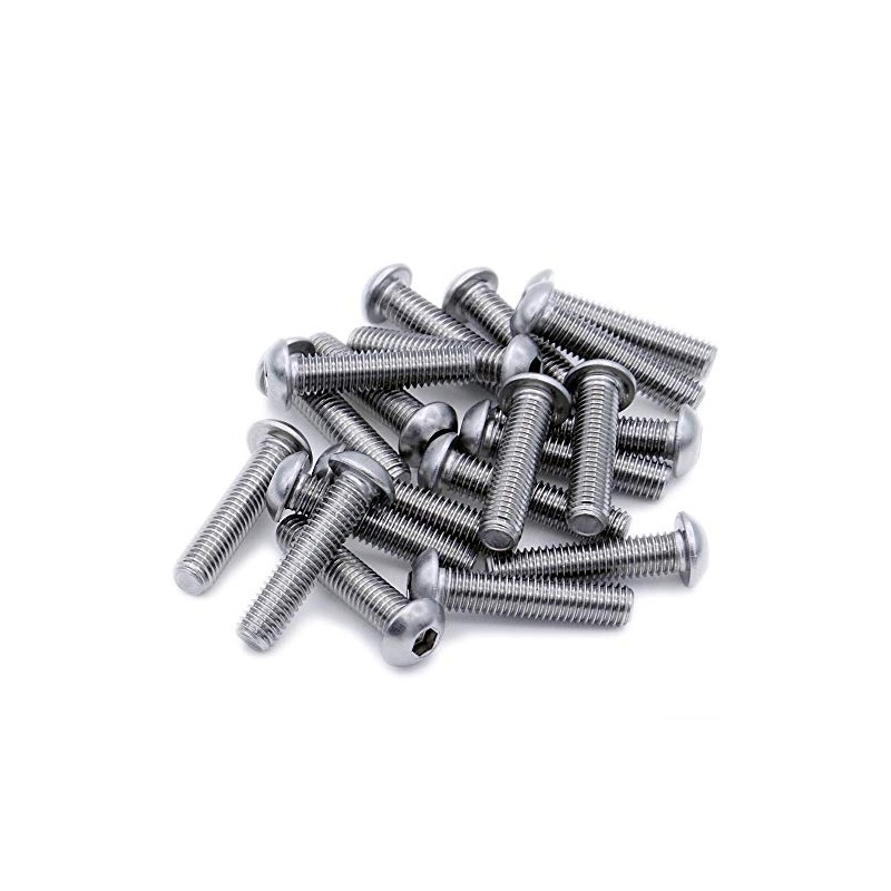 M5 (5mm x 55mm) Hex Socket Button Machine Screw (Bolt)