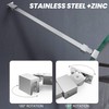 Stainless Steel Shower Rod, Wall-to-Glass Brace for 1/4" & 3/8"