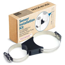 HydroCheck Sensor Installation Kit for HC6000V2 & HC6000 For Float Switches - Eliminates Stray Paths, Prevents False Triggers from High Iron & Mineral Content Water - 3/4 PVC Pipe Not Included