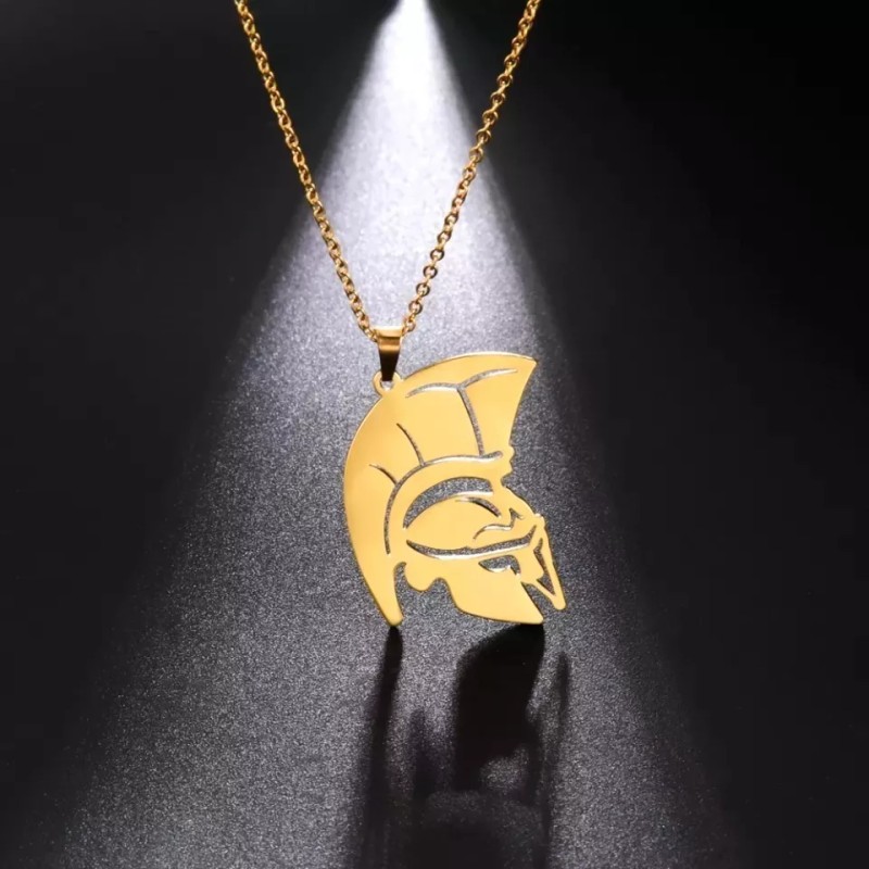Jextech Montables Collar Clásico Mínimalista Espartano Guerrero Troya Detalle
